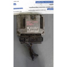 Блок управления двигателем Seat Leon 2007-08 0281014424 03G906021SE Сеат