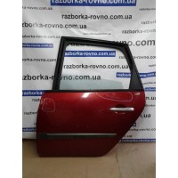 Двері задні ліві Renault Scenic, Megane 2004 червона Рено