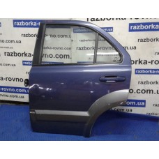 Двері задні ліві Kia Sorento 2002-2009 темно-сині
