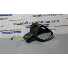 Дзеркало праве Renault Рено Capture 2013-2017 11pin чорне з повторювачем повороту