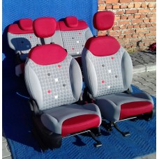 Салон, сиденья, сидения, сидушки Fiat 500L 2014-2017г комплект 